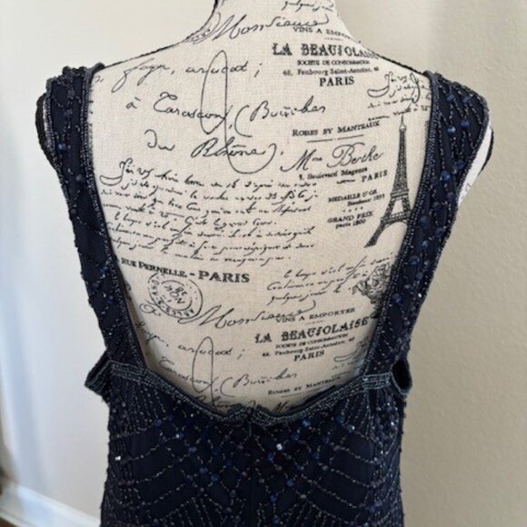 Pissaro Nights Sleeveless Beaded Gown - Picture 5 of 11